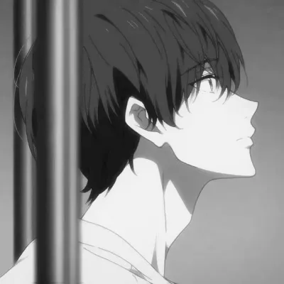 卡通男生寂寞头像第1张