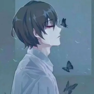 qq头像动漫男生冷酷帅伤感第1张