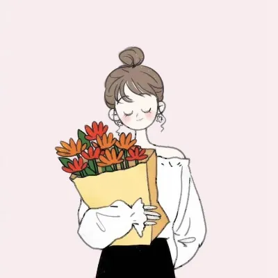 简笔画女孩头像第1张