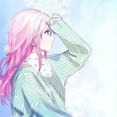 意境的动漫情侣头像第1张