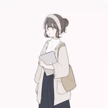 情头动漫一男一女简单第1张