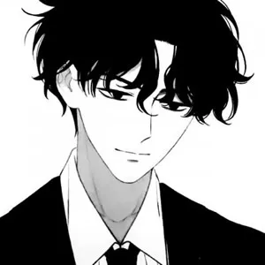 头像男动漫冷酷黑白第1张