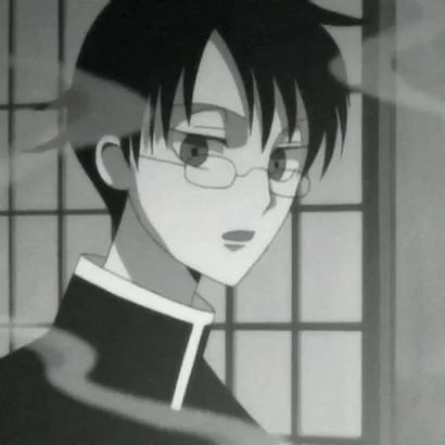 丧系情侣头像动漫黑白第1张