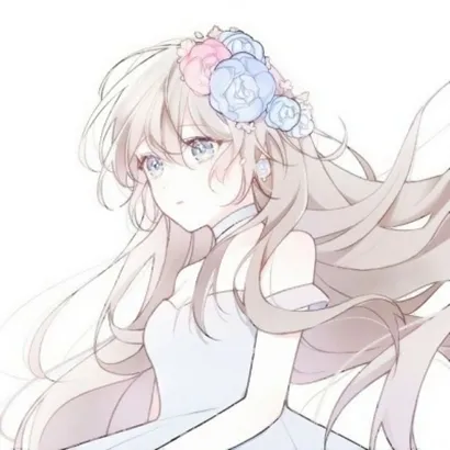 动漫女生头像清新淡雅第1张