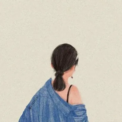 qq头像女生动漫背影第1张