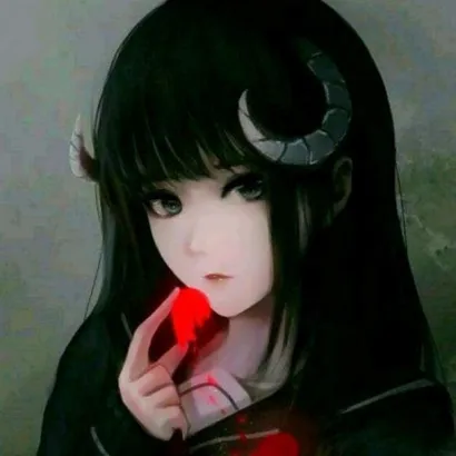 黑化头像女生抖音第1张