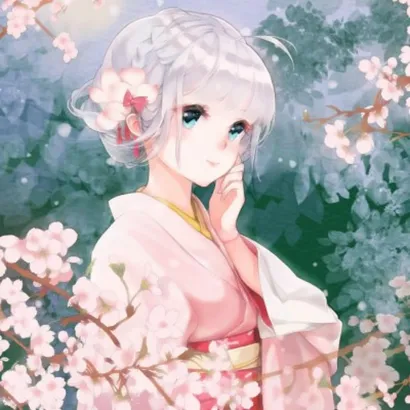 古风漫画女生头像唯美第1张