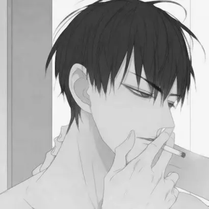 qq头像男生丧系动漫图片第1张