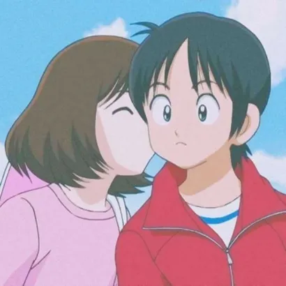 日本复古旧漫情侣头像第1张