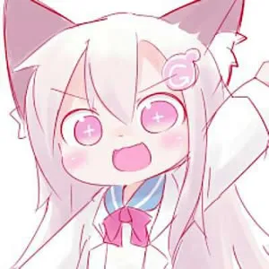 动漫女生头像萌系粉色第1张