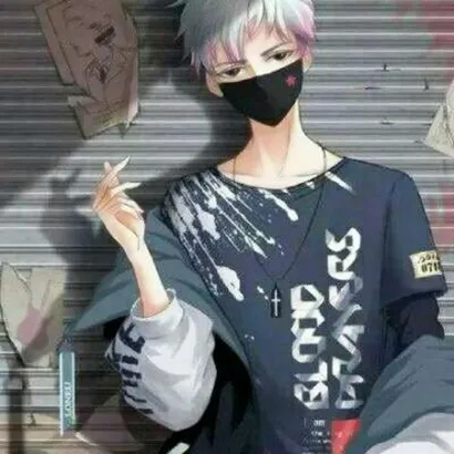 冷酷的动漫情头第1张