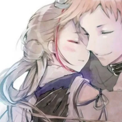 温暖的情侣动漫图片头像第1张