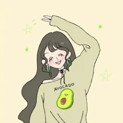 绿色系头像女生二次元第1张