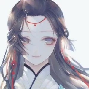 古风动漫团头女生第1张