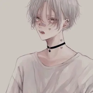 高冷伤感动漫男生头像第1张