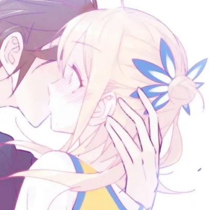 超清动漫情侣头像一对两张第1张