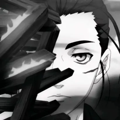 qq头像动漫男丧第1张