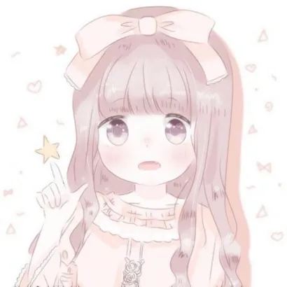 可爱动漫闺蜜头像高清第1张