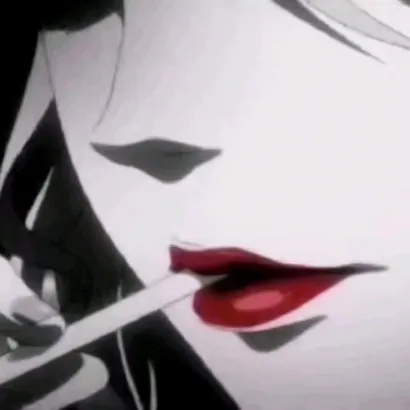 女生动漫嘴部头像图片大全第1张