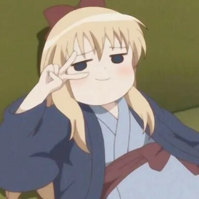 漫画图片女生可爱呆萌头像第1张