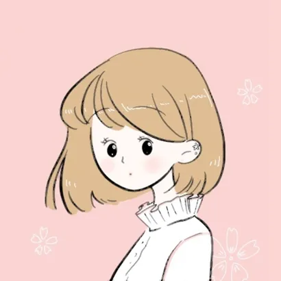 文艺微信头像女生手绘第1张