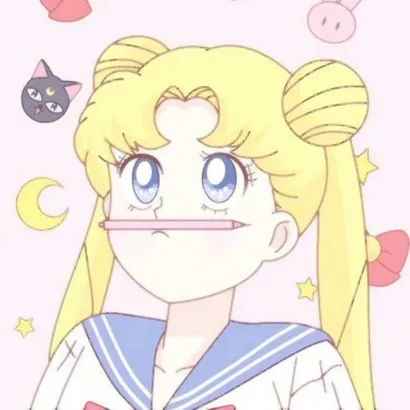 微信动漫女头可爱第1张