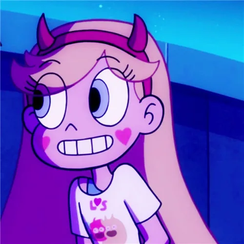 紫色系星碟公主头像图片第1张