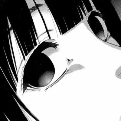 高清超酷的黑白动漫头像丧清晰图片第1张