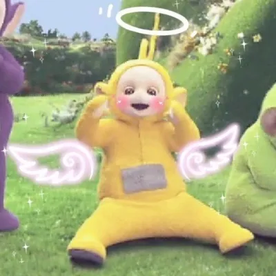 高清可爱的黄色天线宝宝拉拉图片头像精选第1张