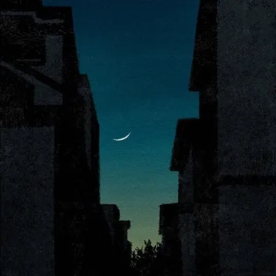 高清安静的动漫夜晚图片头像第1张