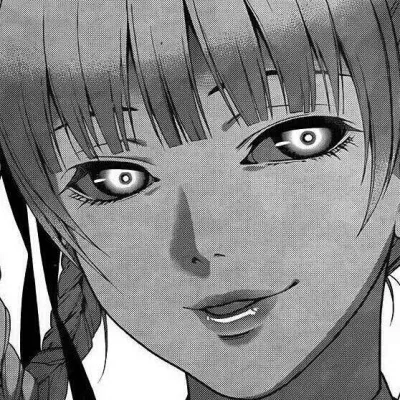 微信头像黑白动漫第1张