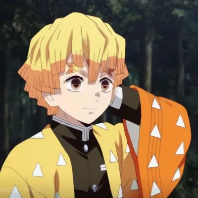 高清好看的鬼灭之刃我妻善逸头像图片第1张