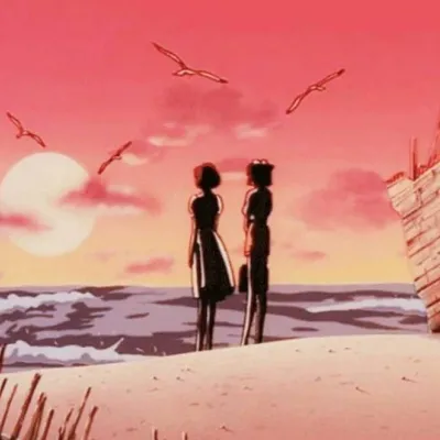 高清好看的治愈旧漫图片头像第1张