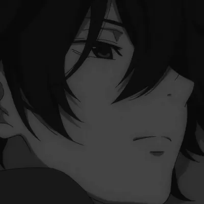 高清帅气邻座的怪同学黑白头像图片第1张