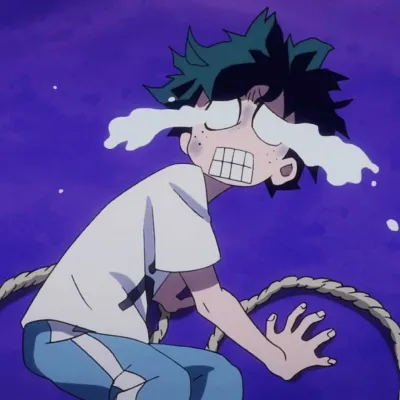 高清搞怪的绿谷出久头像可爱图片第1张