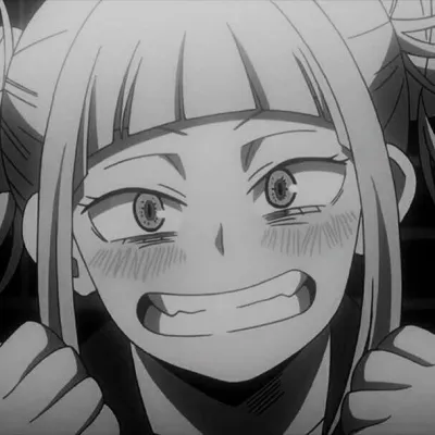 高清搞怪黑白的我的英雄学院头像女生头像图片第1张