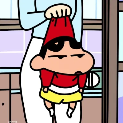 高清非常可爱的蜡笔小新动漫头像超清图片第1张