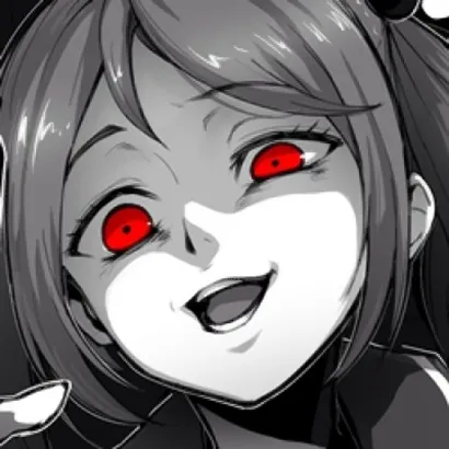 女生头像动漫可怕黑暗冷酷带血图片第1张