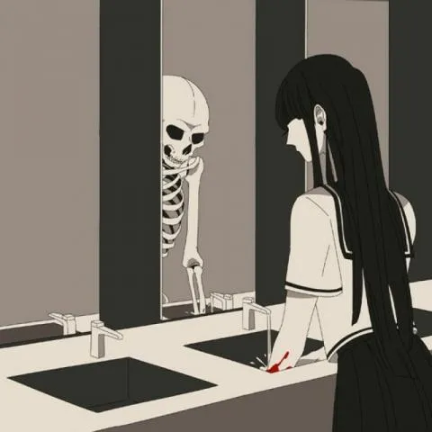 诡异恐怖女生动漫头像第1张