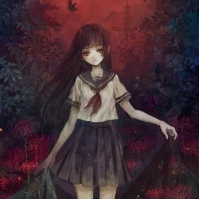 病态恐怖女头像二次元第1张