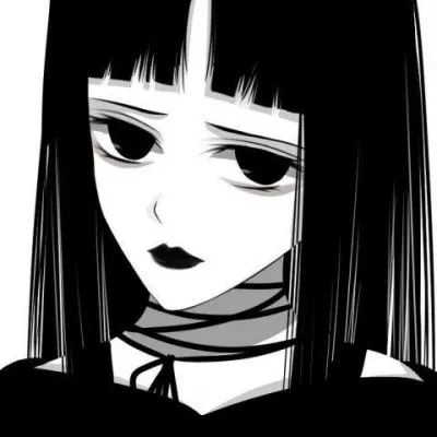 微信黑白个性头像动漫第1张