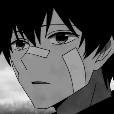 微信头像动漫男丧颓废第1张