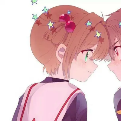 高清超甜的情侣头像分开一人一半动漫图片第1张