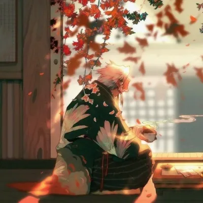 一对两张的唯美动漫情侣亲密头像图片第1张