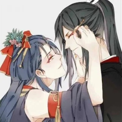 好看古风动漫情侣一对两张头像高清第1张