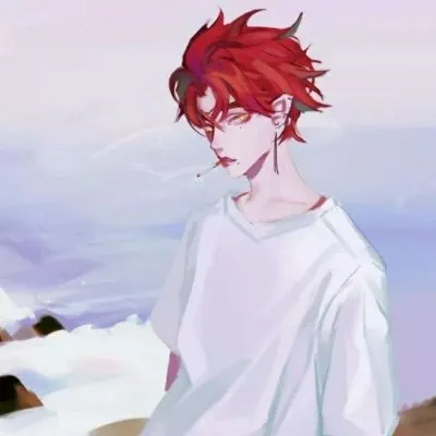 高清霸气的冷酷动漫男生图片头像第1张