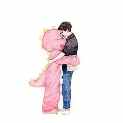 好看恩爱温馨的情侣高清头像漫画第1张