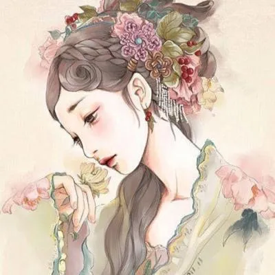 高清好看的古风头像女动漫伤感图片第1张