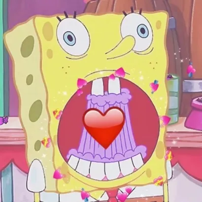 高清呆萌的海绵宝宝派大星图片头像第1张