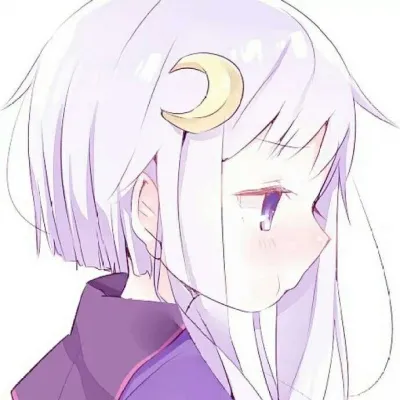 女生动漫头像紫系第1张